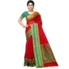 51339826357 7e9d2dd2a9 o d 1000x1000 1 Women's Kota Doria Cotton Border Saree With Blouse (Red, 5-6 Mtrs)
