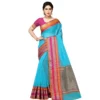 51341289649 d7df07235b o d 1000x1000 1 Women's Kota Doria Cotton Border Saree With Blouse (Sky Blue, 5-6 Mtrs)