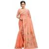 51368428567 6d2b9b6baa o d 1000x1000 1 Women's Kota Doria Cotton Checked Saree With Blouse (Peach, 5-6 Mtrs)