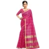 51370196545 7db31dd97e o d 1000x1000 1 Women's Kota Doria Cotton Checked Saree With Blouse (Rani, 5-6 Mtrs)