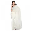 51403693886 f9eeb9c48b o d 1000x1000 1 Women's Georgette Plain Saree With Blouse (white, 5-6 Mtrs)