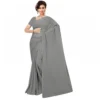 51404450564 43f56b4262 o d 1000x1000 1 Women's Georgette Plain Saree With Blouse (Grey, 5-6 Mtrs)