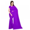 51404672710 4a0e8469ce o d 1000x1000 1 Women's Georgette Plain Saree With Blouse (Purple, 5-6 Mtrs)