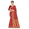 52017286789 5d6db8dc0f o d 1000x1000 1 Women's Banarasi Silk Saree With Blouse (Maroon, 5-6Mtrs)