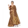52017286879 0ba3921755 o d 1000x1000 1 Women's Banarasi Silk Saree With Blouse (Coffee, 5-6Mtrs)
