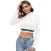 52181066288 ed94731d56 o d 1000x1000 1 Women's Western Wear Hosiery Crop-Top (White)