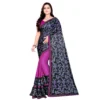 52351826026 13c126ab3d o d 1000x1000 1 Women's Lycra Blend Saree with Blouse (Purple, 5-6 Mtrs)