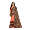 52352149994 06ed2077b2 o d 1000x1000 1 Women's Lycra Blend Saree with Blouse (Orange, 5-6 Mtrs)