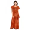 52360351022 12e2f3665c o d 1000x1000 1 Women's Cotton Printed Maxi Nighty (Orange)