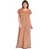 52361298386 4473f05aab o d 1000x1000 1 Women's Cotton Printed Maxi Nighty (Peach)