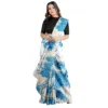 52371327414 42f93010ed o d 1000x1000 1 Women's Joya Silk Saree with Blouse (Sky, 5-6 Mtrs)