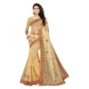 52904714270 5cf436d9e6 o d 1000x1000 1 Women's Net Saree With Blouse (Chiku, 5-6Mtrs)
