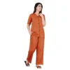 53518240896 e4431a8e51 o d 1000x1000 1 Women's Casual Half Sleeve Printed Viscose Rayon Shirt With Pyjama Pant Night Suit Set (Brown)