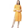 53590617791 15bcb18b7a o d 1000x1000 1 Women's Casual 3/4 th Sleeve Floral Printed Cotton Kurti Set (Mustard)