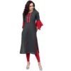 53590617811 1f9572cdf0 o d 1000x1000 1 Women's Casual Bell Sleeves Mirror Work Cotton Slub Kurti (Grey)