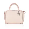 53744835776 589e3c5834 o d 1000x1000 1 Women's Faux Leather Metal Beads Handbag (Pink)