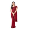53817975717 ecd30d573c o d 1000x1000 1 Women's Lycra Solid Saree With Unstitched Blouse (Red, 5.5 Mtr)