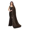 53817975977 d7ac3bbf3c o d 1000x1000 1 Women's Lycra Floral Saree With Unstitched Blouse (Brown, 5.5 Mtr)