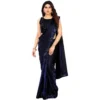 53817976012 5a34233cb9 o d 1000x1000 1 Women's Lycra Floral Saree With Unstitched Blouse (Blue, 5.5 Mtr)