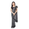 53818896011 80d3d59929 o d 1000x1000 1 Women's Lycra Solid Saree With Unstitched Blouse (Grey, 5.5 Mtr)
