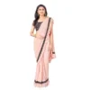 53819233549 9138655e53 o d 1000x1000 1 Women's Lycra Solid Saree With Unstitched Blouse (Peach, 5.5 Mtr)