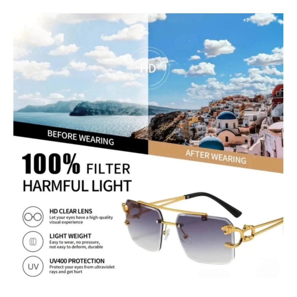 Classic Unisex UV400 Protection Sunglasses (MultiColor) - Image 4