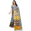 53925197357 3d76c3168c o d 1000x1000 1 Women's Jacquard Woven Saree With Unstitched Blouse 5.5Mtr (Light Blue)