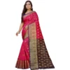 53925207092 aedce381c4 o d 1000x1000 1 Women's Silk Blend Woven Saree With Unstitched Blouse 5.5Mtr (Multicolor)
