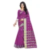 53926093136 f0f94b2712 o d 1000x1000 1 Women's Silk Blend Woven Saree With Unstitched Blouse 5.5Mtr (Pink)