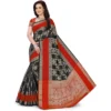 53926338798 e3543f8a68 o d 1000x1000 1 Women's Jacquard Woven Saree With Unstitched Blouse 5.5Mtr (Red-Black)