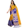 53926341348 7ff35a81fd o d 1000x1000 1 Women's Jacquard Woven Saree With Unstitched Blouse 5.5Mtr (Mustard)