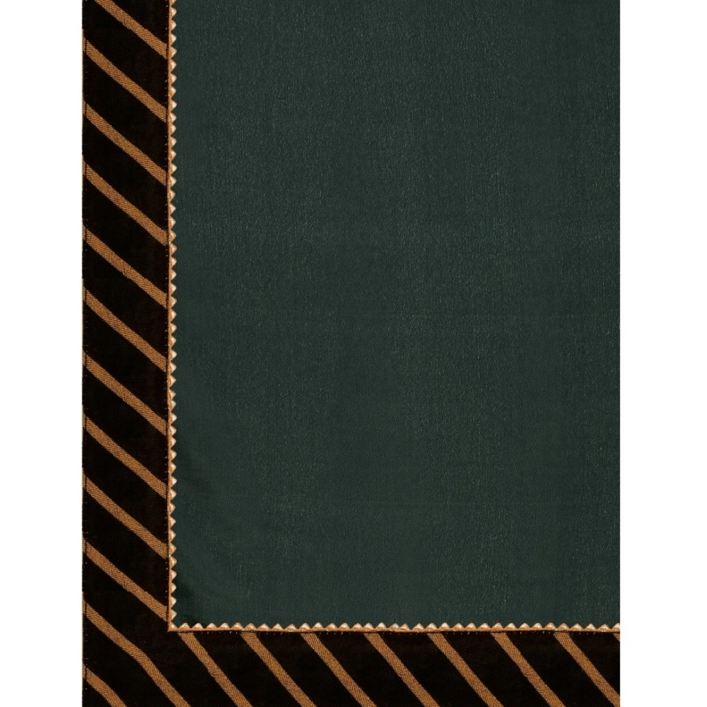Women's Chiffon Self Design Saree With Unstitched Blouse 5.5Mtr (Grey) - Image 4