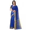 53937817994 5d1c6606b2 o d 1000x1000 1 Women's Cotton Silk Striped Saree With Unstitched Blouse 5.5Mtr (Multicolor)