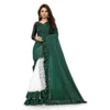 54020287123 b25deb35e7 o d 1000x1000 1 Women's Silk With Mirror Lace Solid Saree With Unstitched Blouse (Green, 5-5 Mtrs)