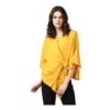 54040647542 be4da52702 o d 1000x1000 1 Women's Polyester Solid Cape Sleeve Top (Yellow)