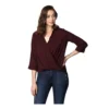 54040647587 0a5ac19f0c o d 1000x1000 1 Women's Polyester Solid 3-4th Sleeves Top (Maroon)