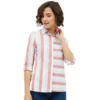 54040647912 b2bc25d1d4 o d 1000x1000 1 Women's Cotton Striped Long Sleeves Standard Length Shirt (Pink)