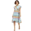 Women's Satin Striped Short Sleeve Knee-Length Dress (Multicolor) 3 54040648162 0a273a4285 o d 1000x1000 1 Women's Satin Striped Short Sleeve Knee-Length Dress (Multicolor)