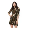 54041512991 b5e6fab4d7 o d 1000x1000 1 Women's Polyester Printed Roll Up Sleeve Tunic Top (Green - Black)