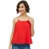 54041513061 36975b01be o d 1000x1000 1 Women's Polyester Embellished Shoulder Straps Top (Red)