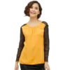 54041513126 784e4cb151 o d 1000x1000 1 Women's Rayon Lace Inserts Long Sleeves Top (Yellow)