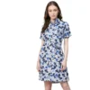 54041513611 65f59acab1 o d 1000x1000 1 Women's Polyester Floral Short Sleeve Above Knee Dress (Blue - White)