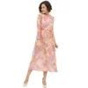 54041513731 634469a6d0 o d 1000x1000 1 Women's Polyester Printed Long Sleeves Calf-length Dress (Multicolor)