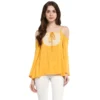 54041763258 909042c994 o d 1000x1000 1 Women's Rayon Embellished Cold Shoulder Regular Top (Mustard Yellow)