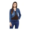 54041763373 32c657c9fb o d 1000x1000 1 Women's Denim Pleated 3-4th Sleeves Shrug (Blue)