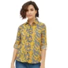 54041763403 001a2f7f88 o d 1000x1000 1 Women's Polyester Printed Roll Up Sleeve Standard Length Shirt (Mustared)