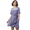 54041763783 5afdc9bd25 o d 1000x1000 1 Women's Polyester Polka Bell Sleeve Above Knee Dress (Lavender)
