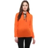 54041835539 a4b4dd0e0e o d 1000x1000 1 Women's Polyester Solid Long Sleeves Regular Top (Orange)