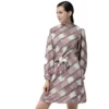 54041836189 73dfd3b987 o d 1000x1000 1 Women's Polyester Checkered Long Sleeves Above Knee Dress (Off White - Lavender)