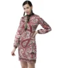 54041836219 1a0a348c78 o d 1000x1000 1 Women's Polyester Printed Long Sleeves Above Knee Dress (Red)